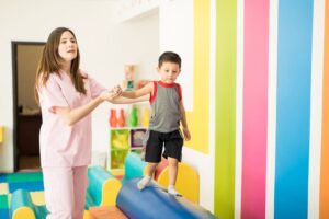 Terapia física en niños